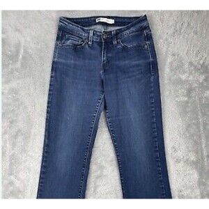 Levi's Women's 529 Curvy Bootcut Medium Wash Mid Rise Raw Hem Denim Jeans, 30X30